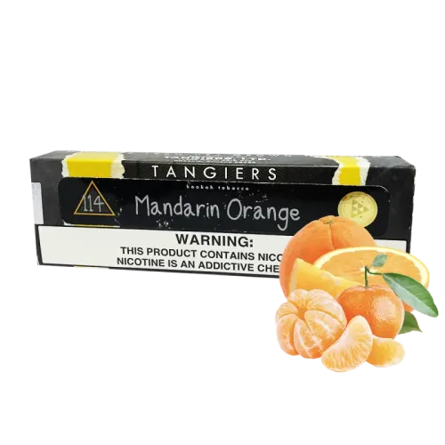 Тютюн Tangiers Noir №114 Mandarin Orange (Мандарин Апельсин, на вагу) Чорна упаковка