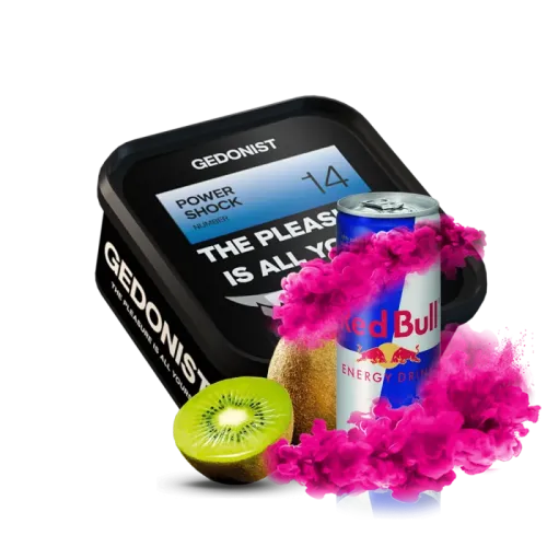 Тютюн Gedonist №14 Power shock (Енергетик Ківі, ваговий)