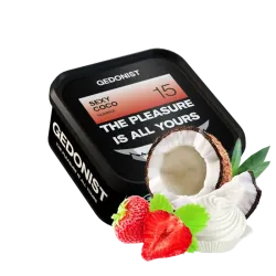 Тютюн Gedonist №15 Sexy Coco (Кокос Крем Полуниця, ваговий)