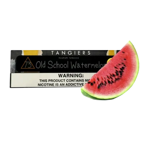 Тютюн Tangiers Noir №73 Old School Watermelon (Олд скул вотермелон, ваговий) Чорна упаковка