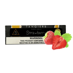 Тютюн Tangiers Noir №3 Strawberry (Полуниця, ваговий) Чорна упаковка