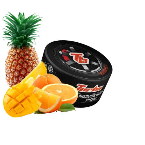 Тютюн Turbo Yellow RX7 (Апельсин Манго Ананас, 100 г)
