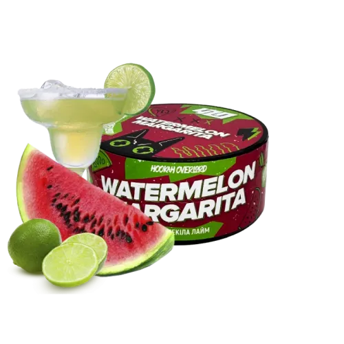 Тютюн 420 x Hookah Overlord Watermelon margarita (Кавун Текіла Лайм, 100 г)