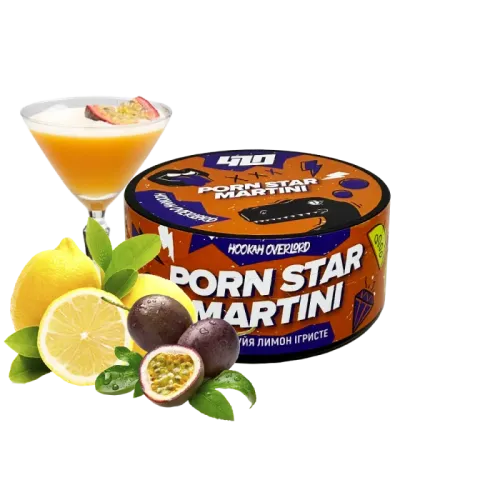 Тютюн 420 x Hookah Overlord Porn star martini (Маракуйя Лимон Ігристе, 100 г)