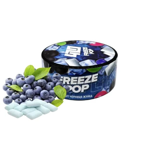 Тютюн 420 Frost Line Freeze pop (Орбіт Чорниця Жуйка, 100 г)