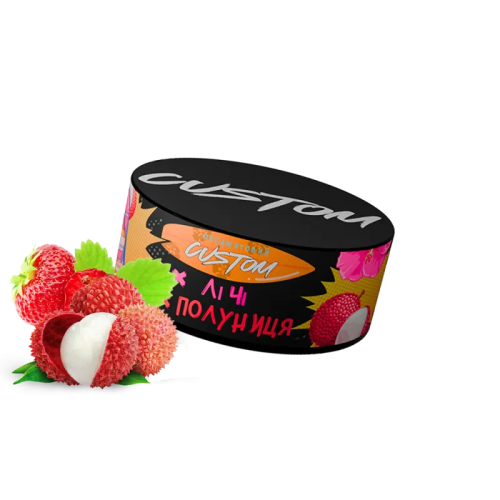 Тютюн Custom Лічі Полуниця (100 г)