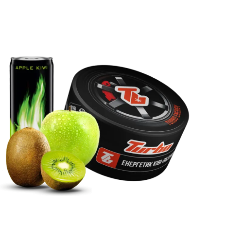 Тютюн Turbo Turbo Energy (Енергетик Ківі-Яблуко, 100 г)