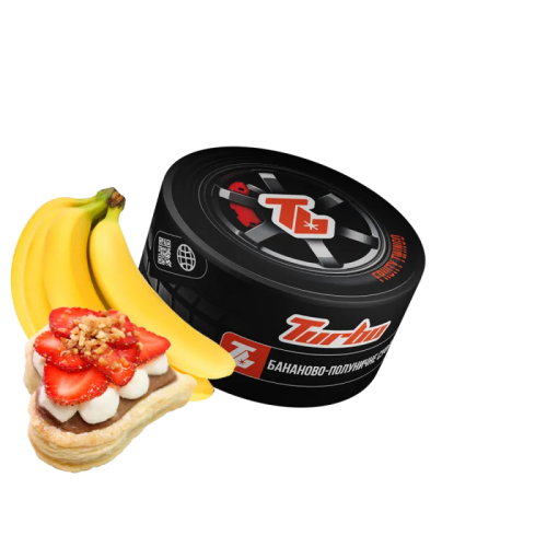 Тютюн Turbo Fruity Twingo (Бананово-Полуничне Суфле, 100 г)