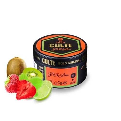 Тютюн CULTt G24 S.K.&Lim (Полуниця Ківі Лайм, 100 г)