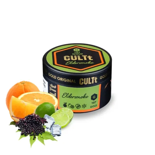 Тютюн CULTt G107 Elderberry Lime Orange Ice (Бузина Лайм Апельсин Лід, 100 г)