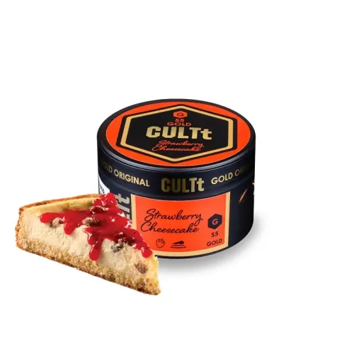 Тютюн CULTt G55 Strawberry Cheesecake (Полуничний Чізкейк, 100 г)