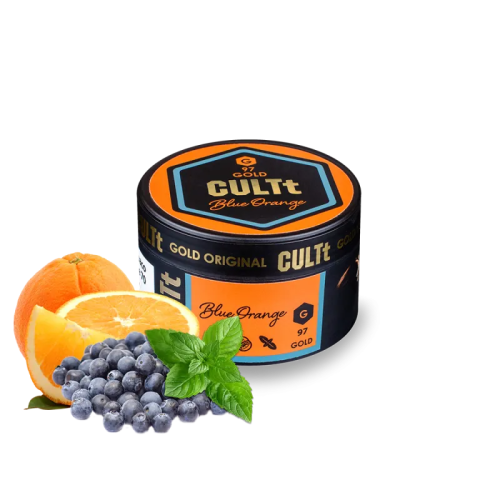 Тютюн CULTt G97 Blue Orange (чорниця, апельсин, м'ята, 100 г)