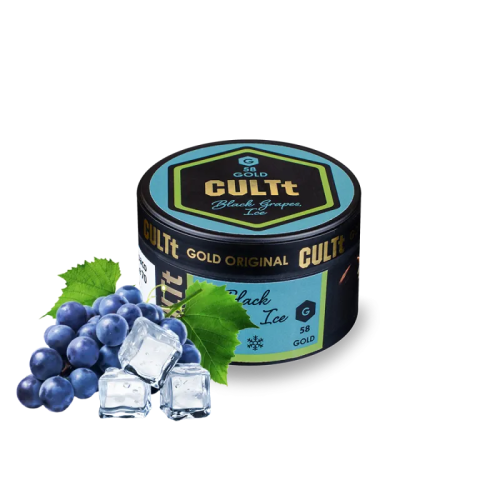 Тютюн CULTt G58 Black Grapes Ice (Чорний виноград Лід, 100 г)