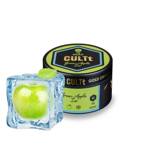 Тютюн CULTt G75 Green Apple Ice (Яблуко Лід, 100 г)