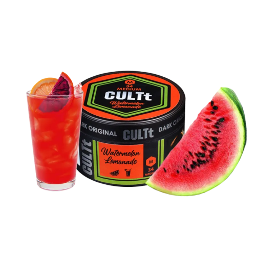 Тютюн CULTt Medium M34 Watermelon Lemonade (Кавуновий Лимонад, 100 г)