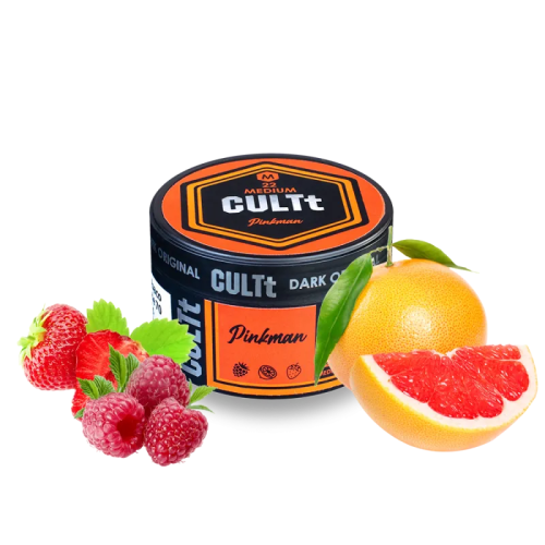 Тютюн CULTt Medium M22 Pinkman (Полуниця Грейпфрут Маліна, 100 г)