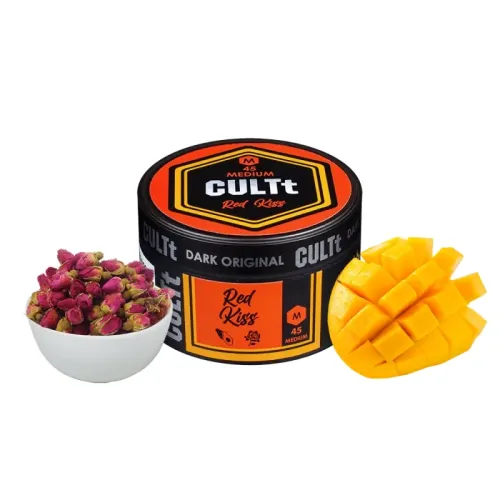 Тютюн CULTt Medium M45 Red Kiss (Манго Троянда, 100 г)