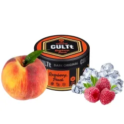 Тютюн CULTt Medium M101 Raspberry Peach (Малина Персик Лід, 100 г)
