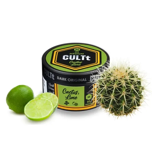 Тютюн CULTt Medium M3 Cactus Lime (Кактус Лайм, 100 г)