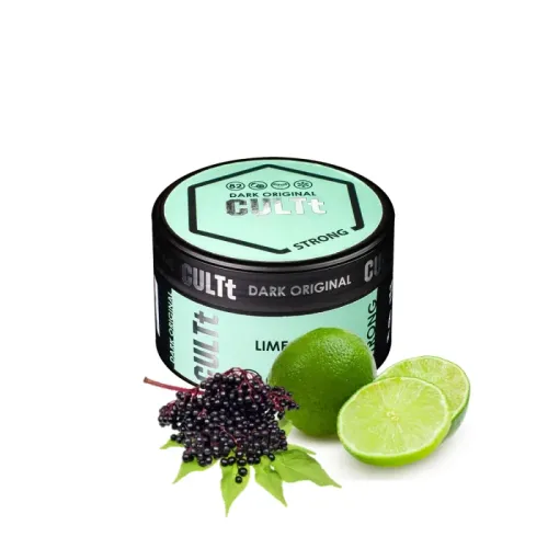 Тютюн CULTt Strong DS87 Lime elderberry (Лайм Бузина, 100 г)