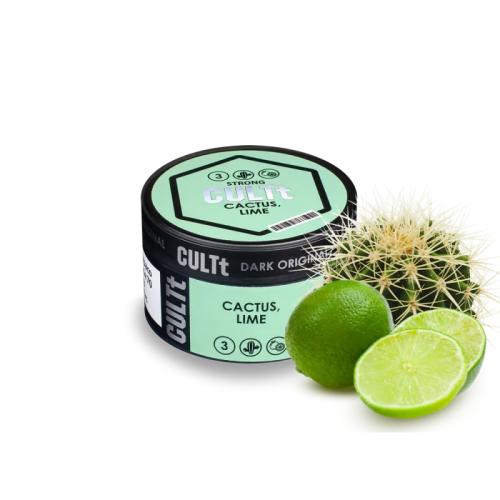 Тютюн CULTt Strong DS03 Cactus Lime (кактус, лайм, 100 г)