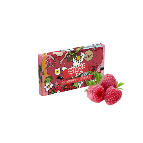 Кальянна чайна суміш Space Tea Raspberry Stories (Малина, 40 г)