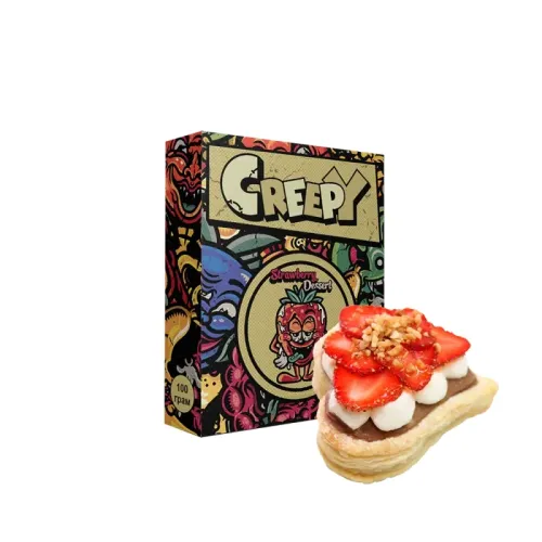 Тютюн Creepy Strawberry dessert (Полуничний десерт, 100 г)