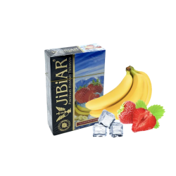 Тютюн Jibiar Ice strawberry banana (Полуниця банан лід, 50 г)
