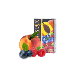 Тютюн Jibiar Raspberry peach blueberry (Малина персик чорниця, 50 г)
