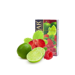 Тютюн Jibiar Lime strawberry raspberry (Лайм полуниця малина, 50 г)
