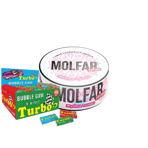 Тютюн Molfar Virginia Line Жуйка Turbo (Жуйка Турбо, 100 г)
