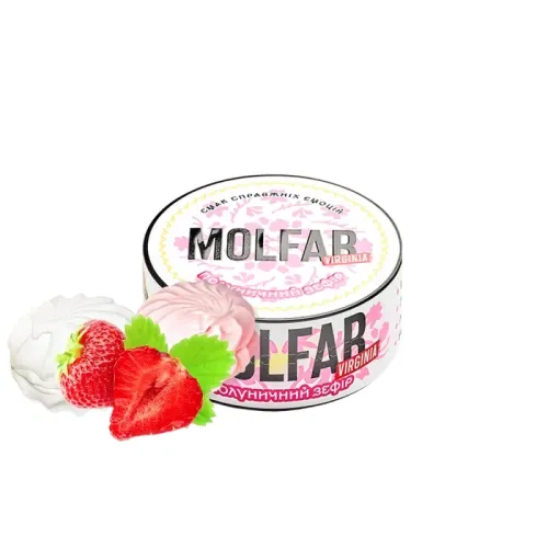 Тютюн Molfar Virginia Line Полуничний зефір (100 г)