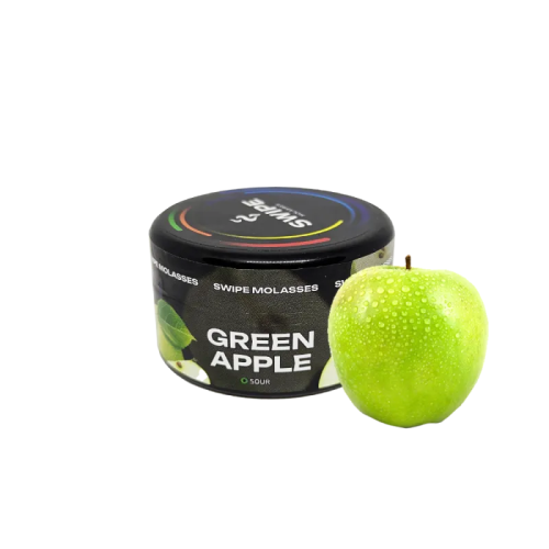 Кальянна суміш Swipe Green Apple (Зелене Яблуко, 50 г)