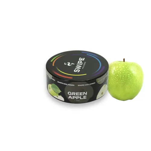 Кальянна суміш Swipe Green Apple (Зелене Яблуко, 100 г)