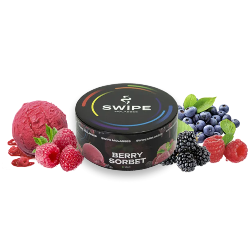 Кальянна суміш Swipe Berry Sorbet (Ягідний сорбет, 100 г)