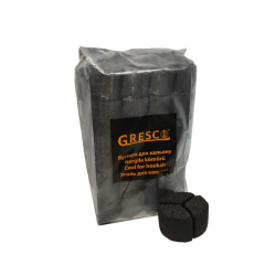 Горіхове вугілля для кальяну Gresco Kaloud (1 кг, 72 шт, сегмент, без коробки)