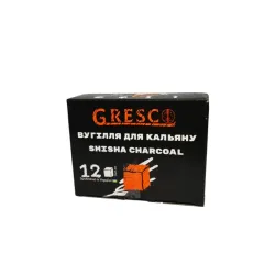 Горіхове вугілля для кальяну Gresco (0,17 кг, 12 шт, р25)