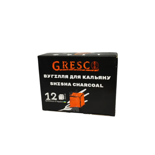 Горіхове вугілля для кальяну Gresco (0,17 кг, 12 шт, р25)