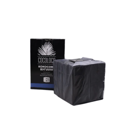 Кокосове вугілля для кальяну Cocoloco (1 кг, 64 шт, р26, без коробки)