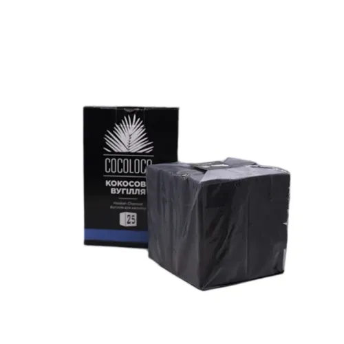 Кокосове вугілля для кальяну Cocoloco (1 кг, 64 шт, р26, без коробки)
