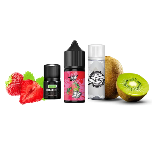 Набір для самозамішування Hype Kit Strawberry Kiwi (Полуниця Ківі, 50 мг, 30 мл)