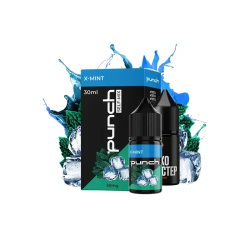 Набір для самозамішування Punch X-Mint (М'ята, 50 мг, 30 мл)