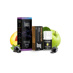 Набір для самозамішування Chaser Black Blackcurrant Peach Apple Ultra (Смородина Персик Яблуко, 50 мг, 30 мл)