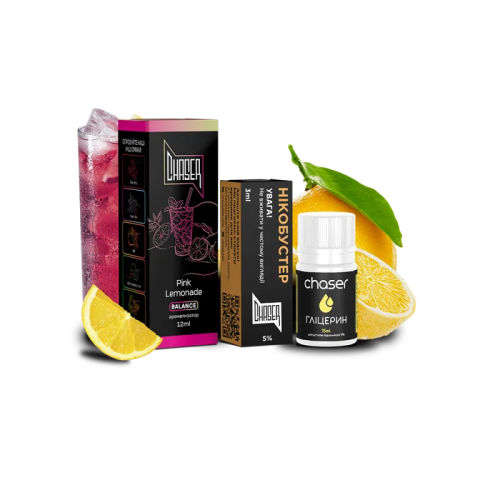 Набір для самозамішування Chaser Black Pink Lemonade Ultra (Рожевий Лимонад, 50 мг, 30 мл)