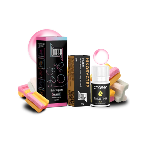 Набір для самозамішування Chaser Black Bubblegum Ultra (Баблгам, 50 мг, 30 мл)