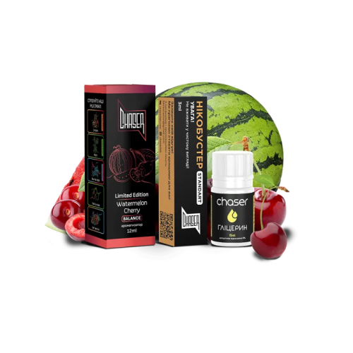 Набір для самозамішування Chaser Black Watermelon Cherry Ultra (Кавун Вишня, 50 мг, 30 мл)