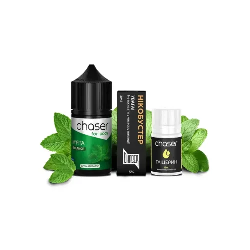 Набір для самозамішування Chaser Mint Ultra (М'ята, 50 мг, 30 мл)
