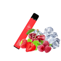 Elf Bar 1500 Strawberry raspberry cherry ice (Полуниця Малина Вишня Льод) Одноразовий POD