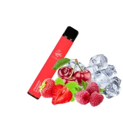 Elf Bar 1500 Strawberry raspberry cherry ice (Полуниця Малина Вишня Льод) Одноразовий POD