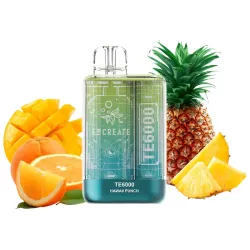 Elf Bar TE6000 Hawaii Punch (Тропічні фрукти) Одноразовий POD